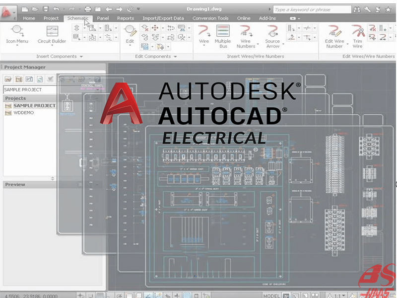 Tính năng chính của phần mềm thiết kế đồ họa điện AutoCAD Electrical 